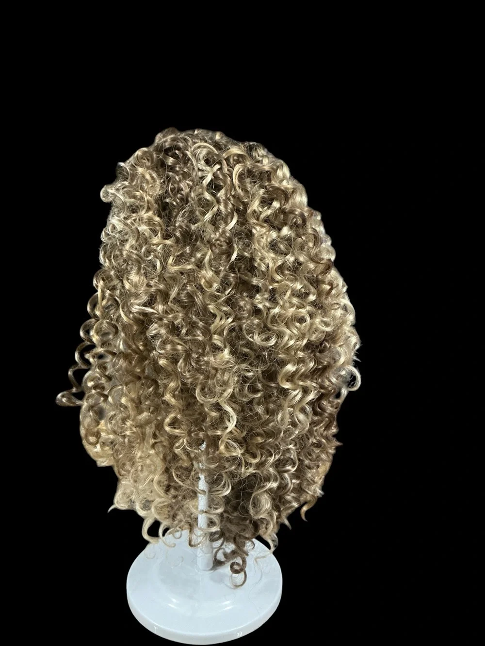 Chelsey Smith Crowns Curly Synthetic Lace Front Wig - Blonde Brown Blend